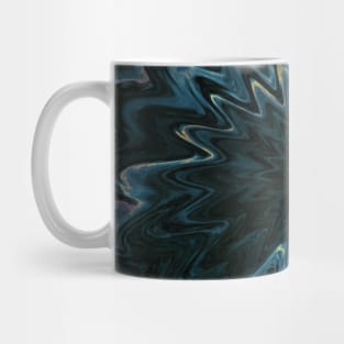 Blue Marble Stone Pattern Abstract Mug